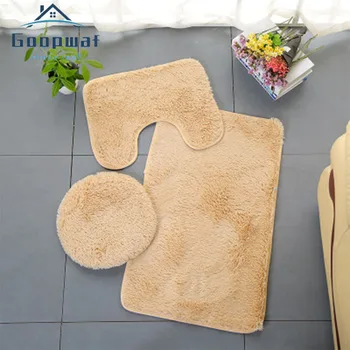 

3D Universal Soft Non-slip Floor Mat Washable Thickened Toilet Seat Cushion, Winter Comfortable Toilet Decorative Cushion Carpet
