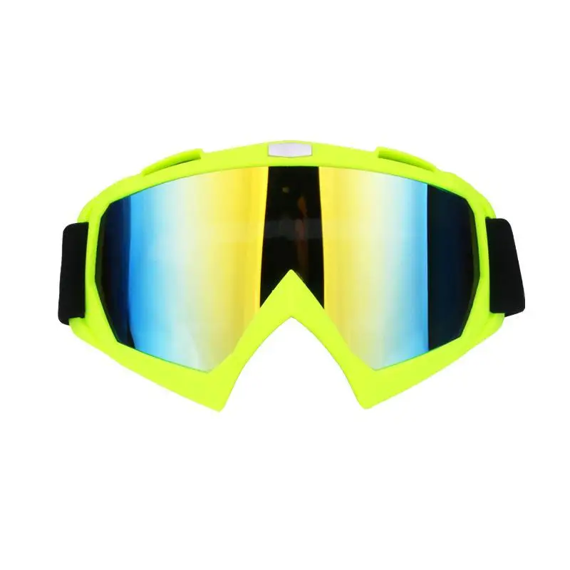 Очки для мотокросса Dirtbike Gafas, гоночные очки, очки для езды на мотоцикле, очки для катания на лыжах, катания на коньках, очки, снаряжение, очки - Цвет: Green red lens