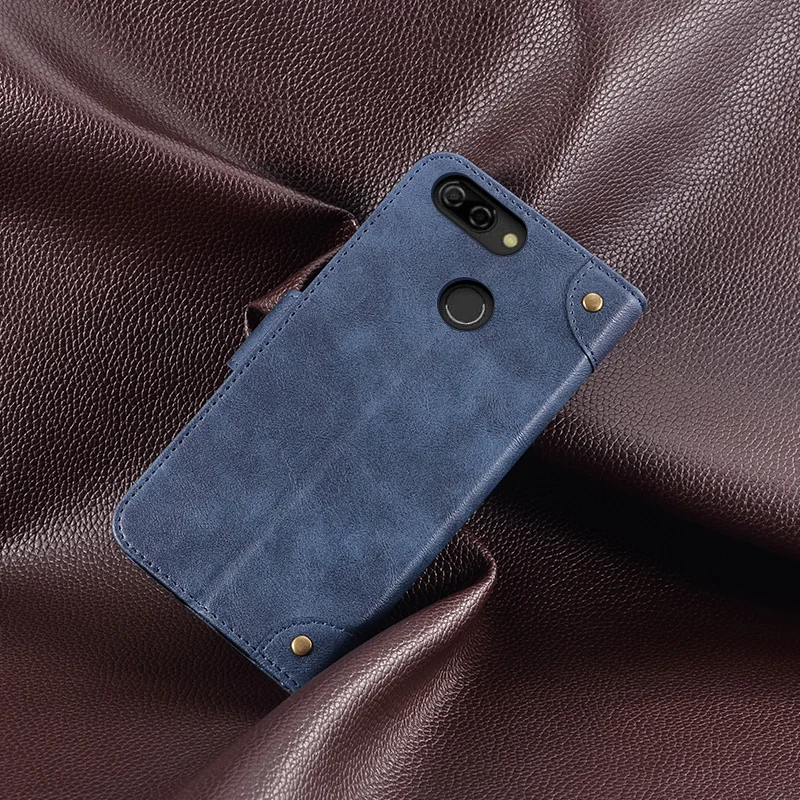 Деловой кожаный чехол для zte Blade V9 Vita, роскошный флип-чехол-кошелек, Винтажный чехол для zte Blade V9 Vita, ретро чехол для телефона