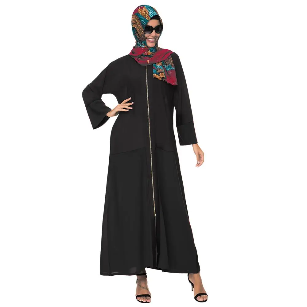 Женский Мусульманский Абая кафтан Исламский длинный Jilbab Дубайский халат на