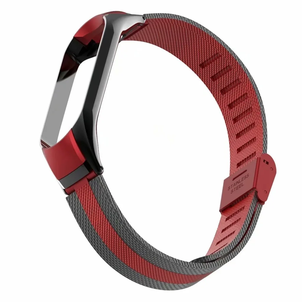Ремешок для Mi Band 4 металлический ремешок из нержавеющей стали для Mi Band 4 ремешок совместимый браслет для Mi Band 4 браслеты Pulseira