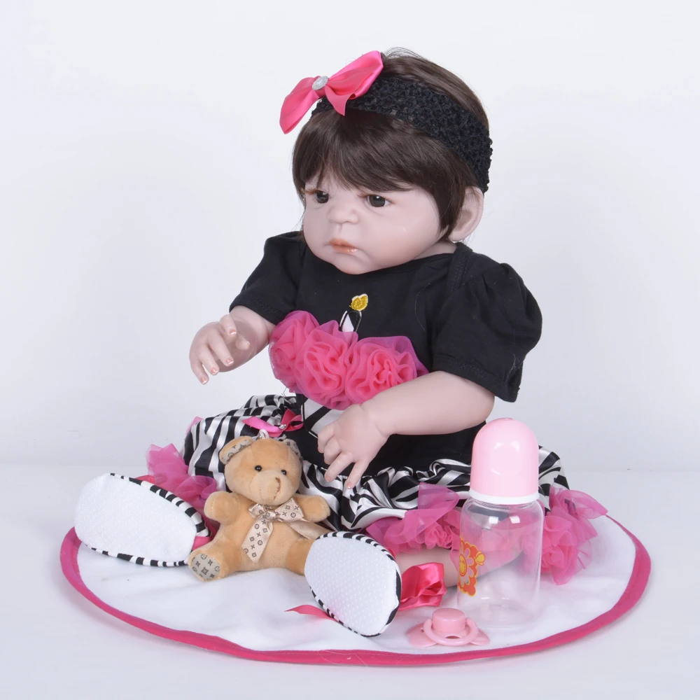 Коллекционная кукла Bebe Reborn, полностью виниловая кукла для новорожденного, сделай сам, эксклюзивная кукла принцессы, подарок на день ребенка, 55 см