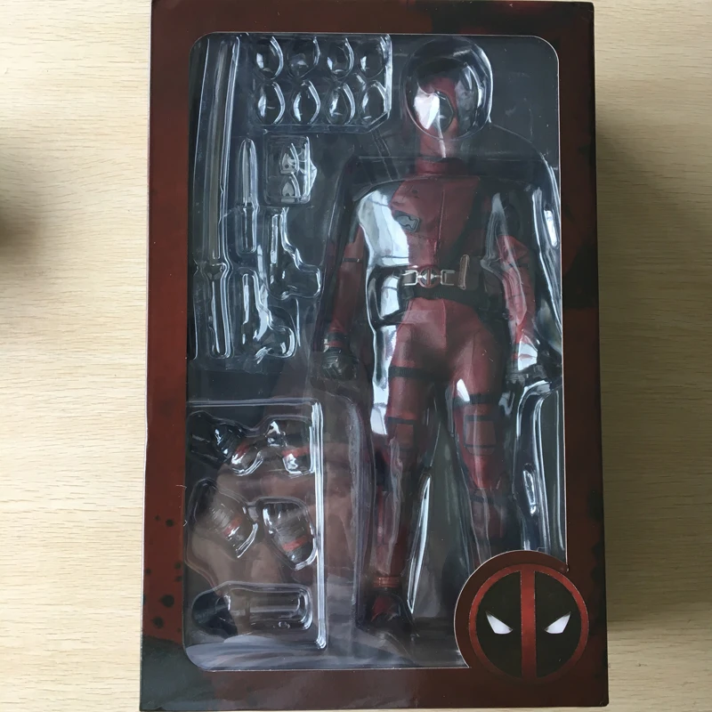 With Box Marvel X-men дэдпулы фигурки серии HC BJD Суставы подвижные супер герой модель игрушки 30 см - Цвет: With Box