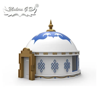 

Large mobile yurt Manor assembly house Modular furnitures Dome house