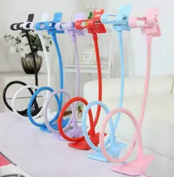 

Folding Rack Cell Phone Holder Universal Gooseneck Cell Phone Clip Holder Lazy Bracket Flexible Long ArmsIt will free your hands