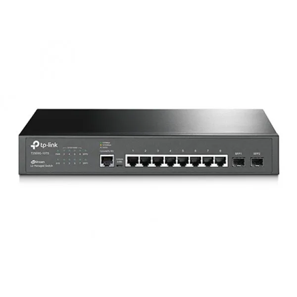 Коммутатор tp-link t2500g-10ts 8g 2sfp управляемый | Компьютеры и офис