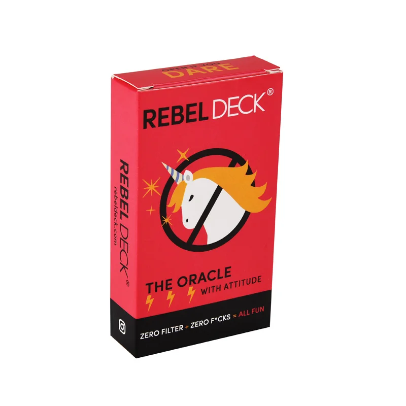 Rebel Deck, набор карт Таро, коробка для игры, английское Таро, настольная карта, настольные игры, вечерние игральные карты, развлечения, семейные игры - Цвет: Rebel Deck