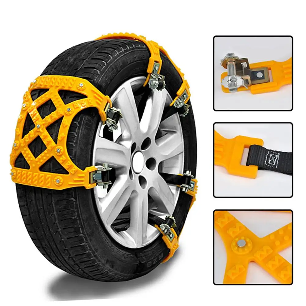 Tire Spikes Winter Car Snow Chain Universal Multi-function Car Off-road Vehicle SUV Cars Snow Tire Chain