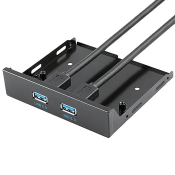 

2-Port USB 3.0 Front Panel Expansion Bay to 19/20-Pin Bracket Cable for PC DU55