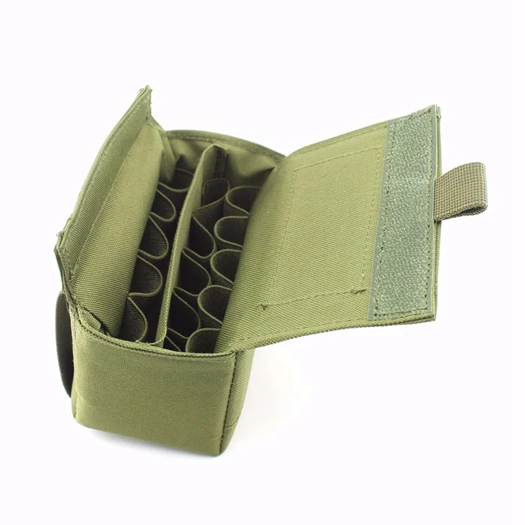 Tactical Molle Tactical Magazine Reload Nylon shoulder bags Bandolier Holder 15 rounds Shell Rifle Waist Pouch Mag Bag