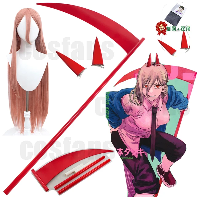  Anime Chainsaw Man Power Cosplay Costume Halloween Party Set  Uniform Dress Up (Power,3XL) : Clothing, Shoes & Jewelry