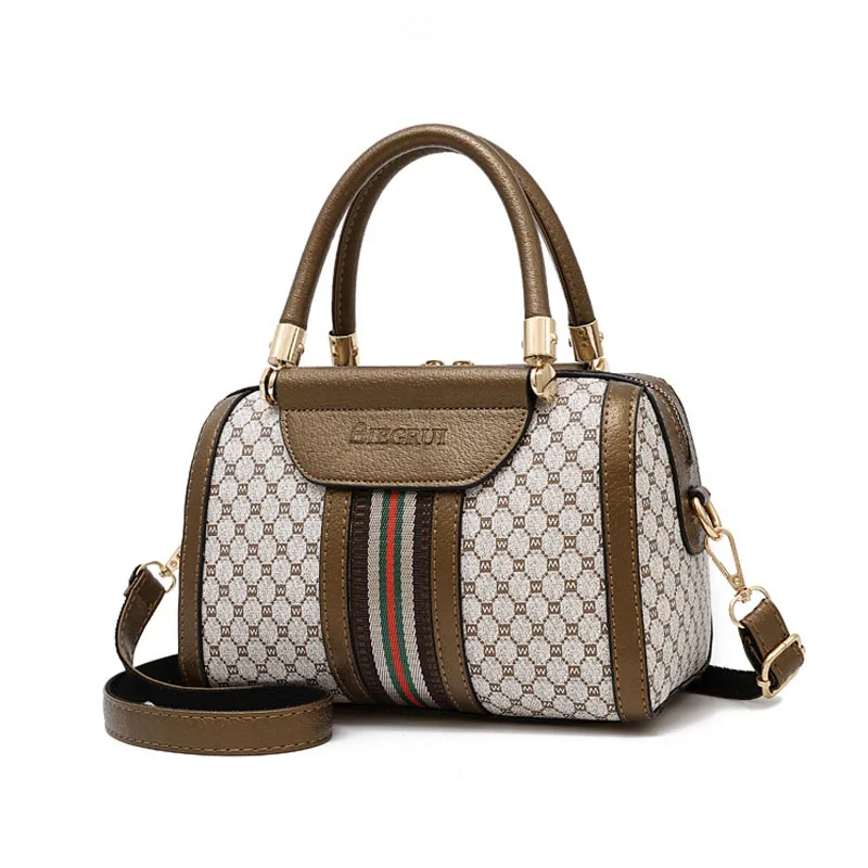 Beige-Gold Bolsos Mujer Bolsas Feminina женская сумка на одно плечо с ремнем через плечо Подушка с буквенным украшением женские сумки-мессенджеры для боулинга - Цвет: Beige-Gold