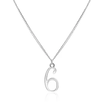 

New digital Roman Arabic Numeral Sign time chain Necklace Lucky Numbers symbol Logo Necklace Family Friend Birthday date Jewelry