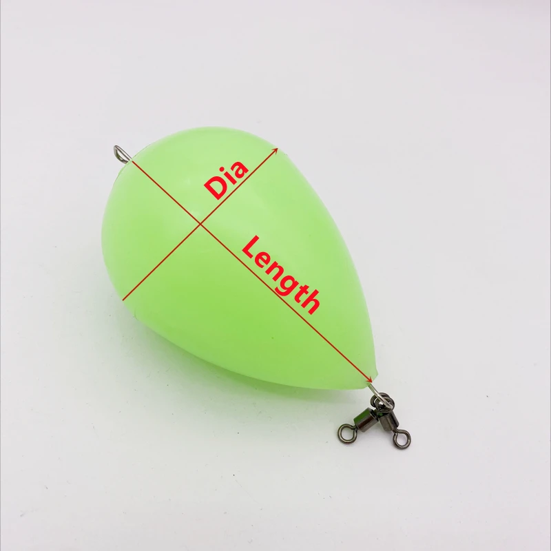 Egg Float Upward Luminous Bobber Float Fishing Float Help Thrower  Long-distance Casting Bait