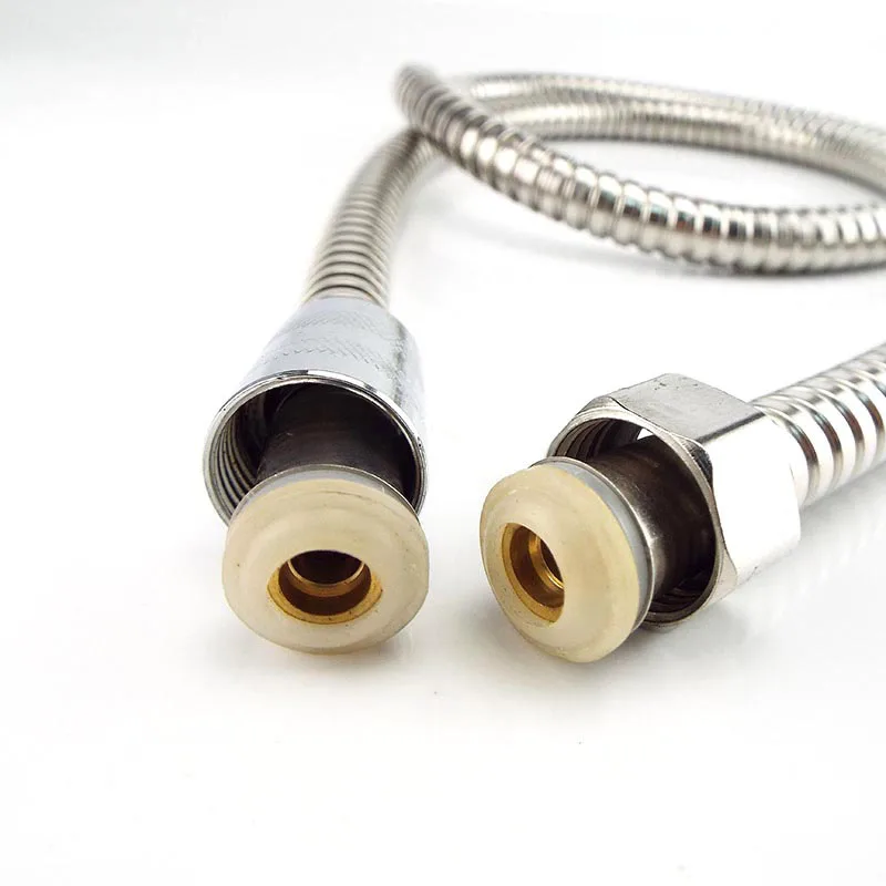 Bathroom Shower head Hose Tube connector Long Pipe for home Shower Extension Plumbing Pipe Pulling Stainless Steel accessories
