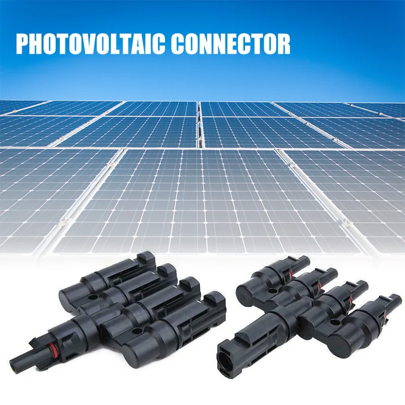 

MC4 T/Y Type 3/4/5 Branch Solar Panel Cable AC Branch Connectors IP67 J99Store