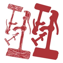 

Long Handle Last Drop Metal Cutting Dies Scrapbook Diary Decoration Stencil Embossing Template Diy Greeting Card 2021 Arrival