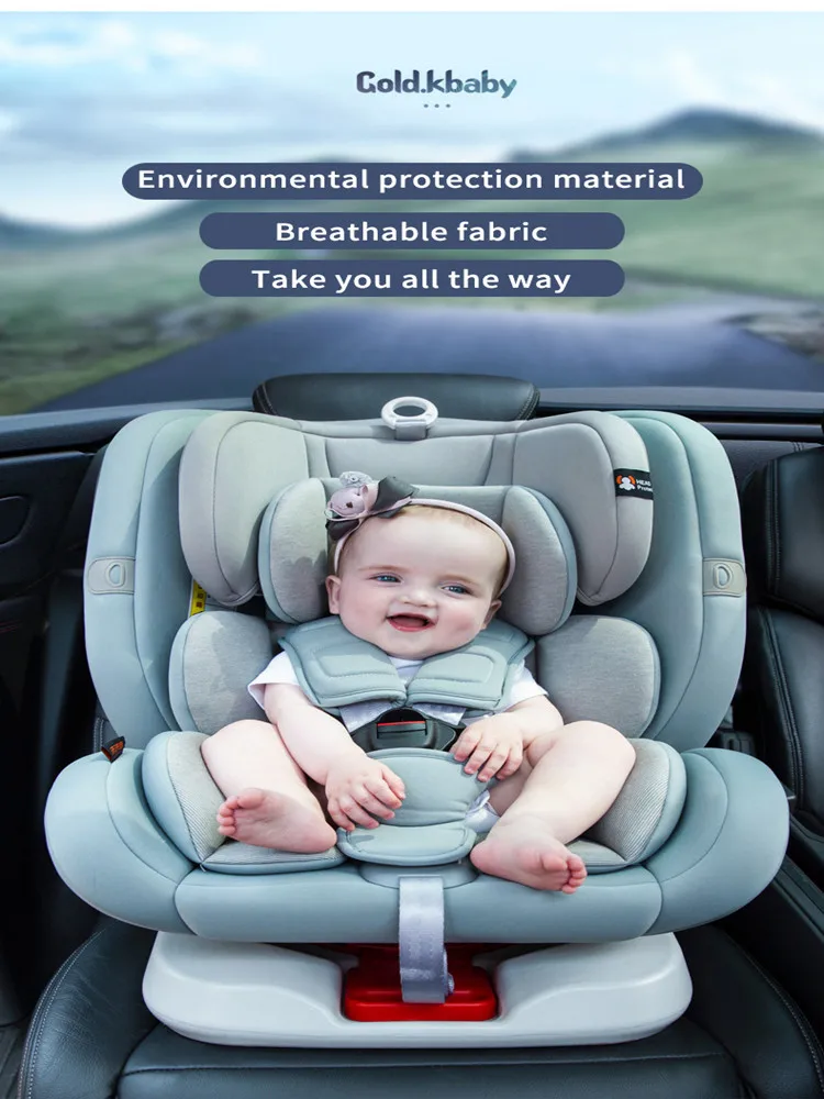 Child Safety Car Seat ISOFIX Booster For Baby 360 Degree Rotatable 0-12 Y | Мать и ребенок