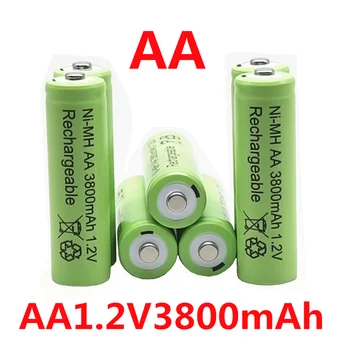 

AA 3800mAh 1.2V battery Ni-MH rechargeable battery for Toy Remote control Rechargeable Batteries AA 1.2v 3800mah batterie