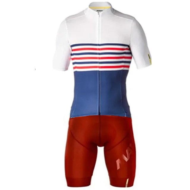 MAVIC Горячая мужские комплекты одежды для велоспорта Pro Slim Ropa Ciclismo футболки костюм комбинезон моно Триатлон велосипед - Цвет: 4