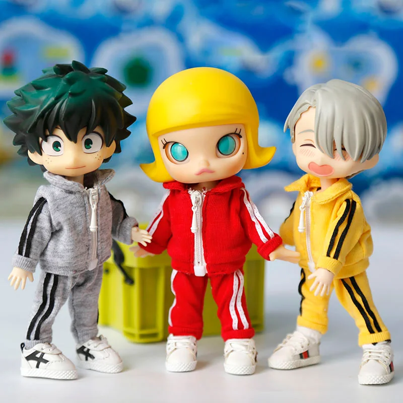 Кукла ob11 одежда 1/12 bjd Кукла одежда свитер gcc девочка PICCODO molly Кукла Одежда Аксессуары повседневная спортивная одежда костюм|Куклы| | АлиЭкспресс