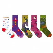 Харадзюку; Повседневные Носки с рисунком; Милые Носки с рисунком; сезон осень-зима; Новинка; женские носки