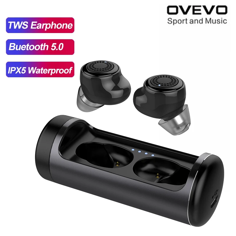 Оригинальные беспроводные bluetooth наушники OVEVO Q63 Автоматическое Сопряжение HD