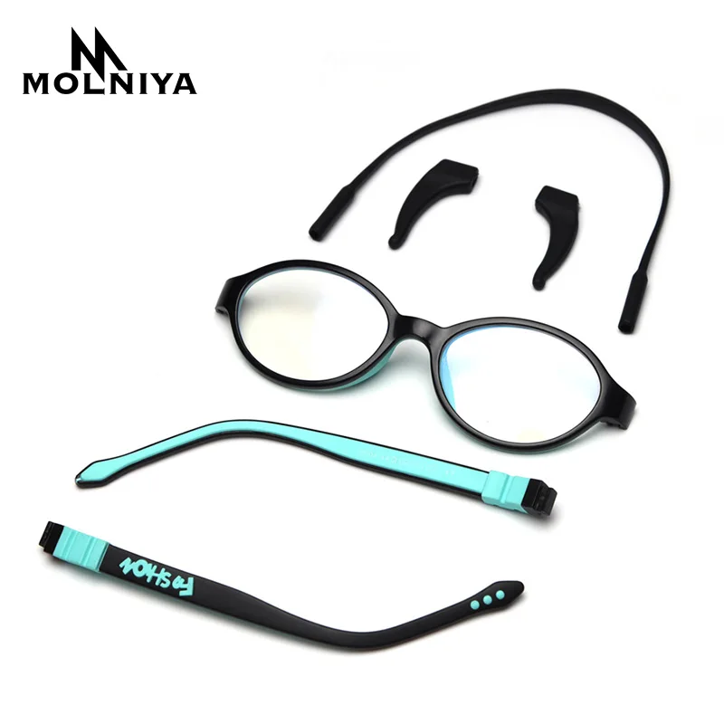 

Anti-blue Light Glasses Children Frames Kids Frames Boy Girls Myopia Optical Amblyopia Ultralight Silica gel Optical glasses