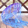 New Bamboo Oiled Paper Umbrella Women Tassels Yarn Ribbon Hanfu Umbrella Woman Parasol  Retro Performing Japanese Chinese Style 4