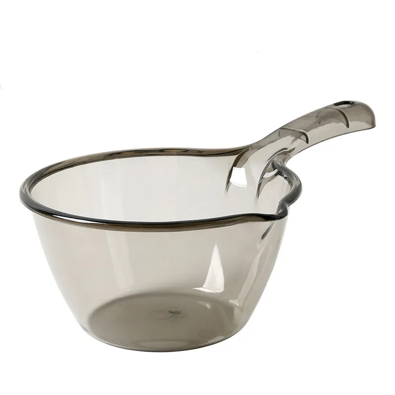 Unbreakable kitchen water scoop household long handle plastic large creative deepening thick water scoop