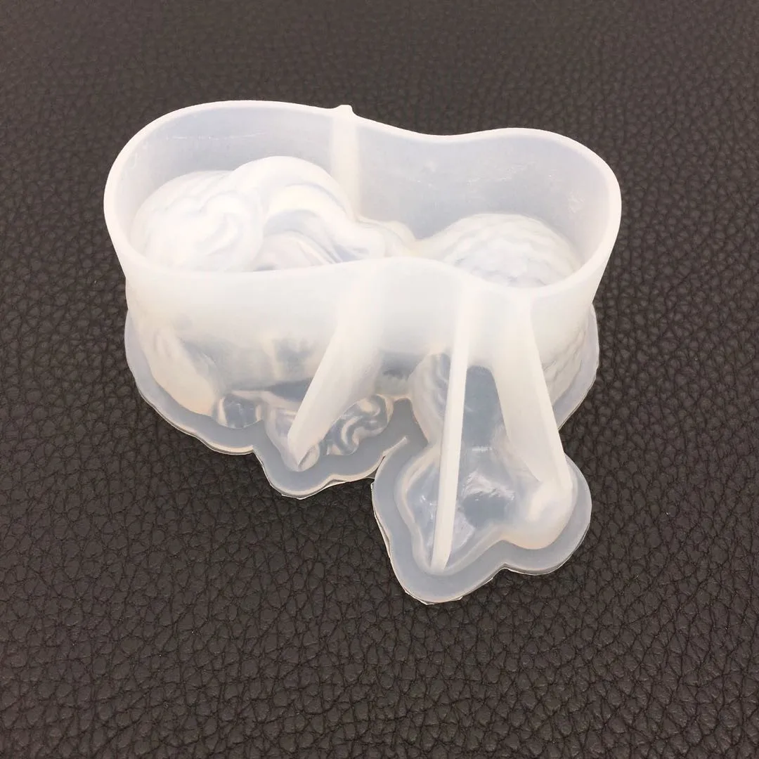 PopularDIY Mermaid Angel Silicone UV Resin Jewelry Tools Dried Flower Molds Handmade Pendant Jewelry Tool
