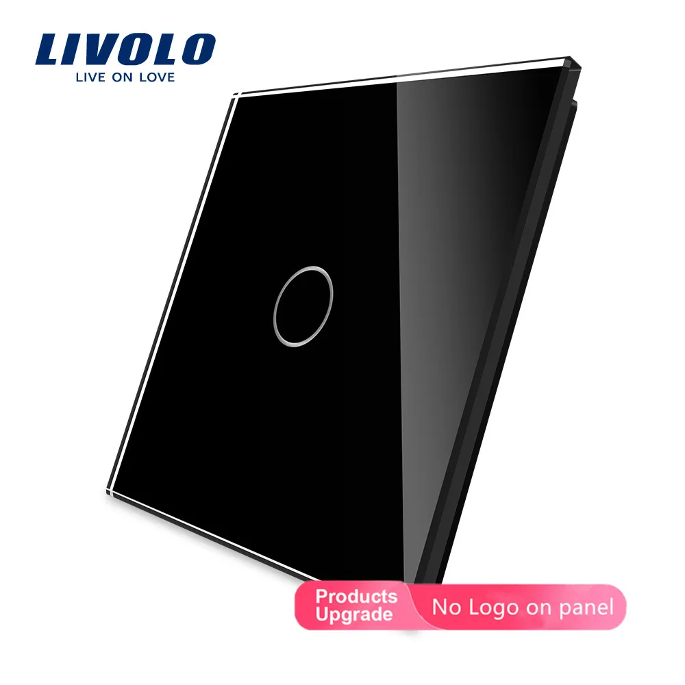 Livolo EU Standard Switch Glass Panel 80mm*80mm for Wall Touch Switch DIY