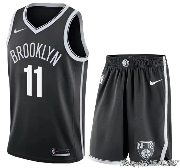 Nets #7 Durant Summer Jerseys,Mens Embroidered Basketball Shorts,Basketball Uniform Top Short Suit 
