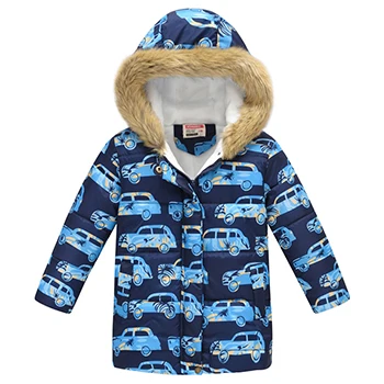 As the picture Высококачественная зимняя куртка для мальчиков; теплое хлопковое пальто для девочек; детская куртка с героями мультфильмов; Верхняя одежда для мальчиков на молнии с капюшоном; детская одежда - Цвет: As the picture
