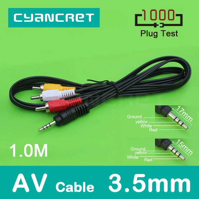 2.5mm Plug 3m Long Av Cable For Handheld Game Player - Audio & Video Cables  - AliExpress