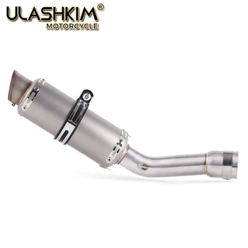 

Motorcycle Full System Exhaust Escape Muffler Middle Connect Link Pipe Slip On For YAMAHA FZ1 FZ1N FZ1000 2005 to 2016 DB-KILLER
