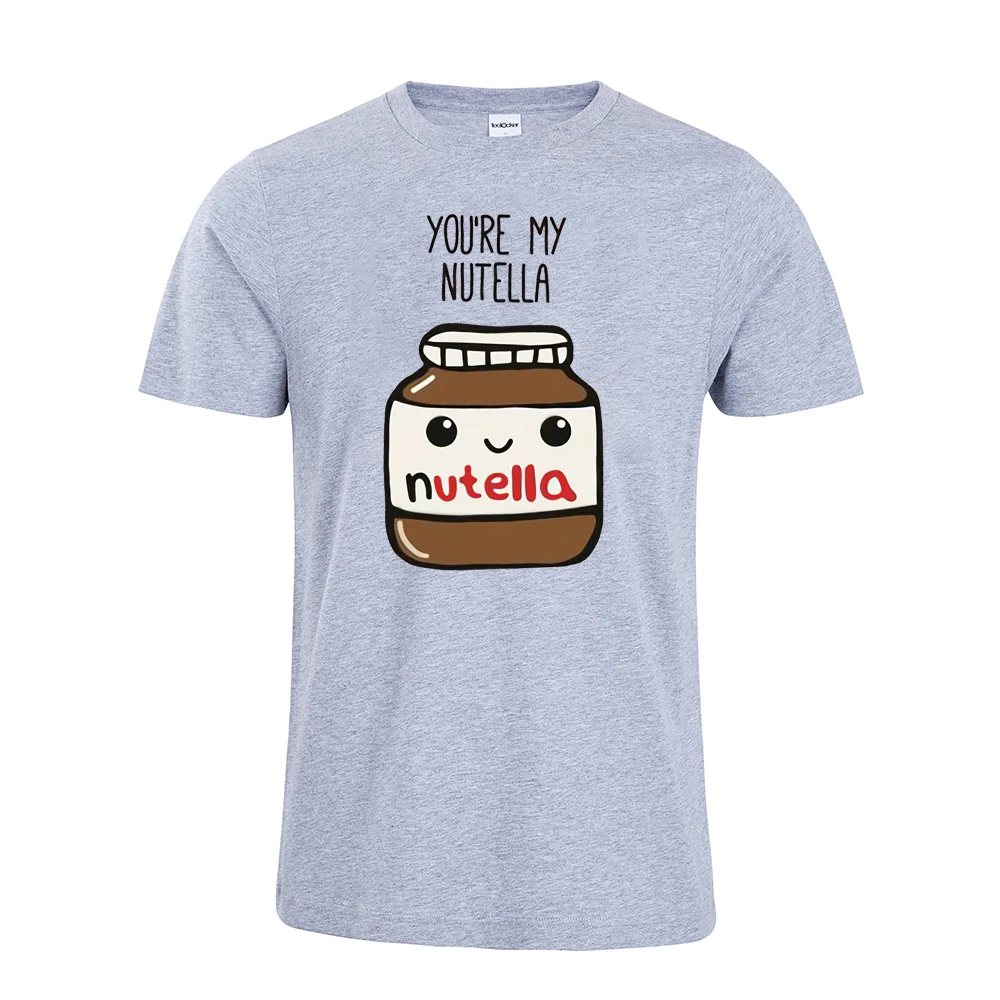 Nutella and Bread футболка подарок для пары Комплект лонгслив для пары его и ее рубашки просто женатые рубашки