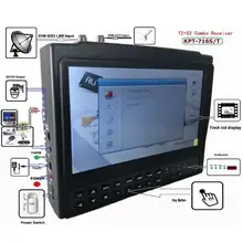 [Натуральная кожа] KPT-716TS DVB-S2 DVB-T2 satllite Finder метр сигнала спутникового ТВ приемник MPEG-4 модулятор лучше satlink ws-6979 6933