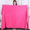 100X200cmSuper thick Microfiber Bath Towels – Super Absorbent, Soft, Fast Drying and Oversized Bath Lines Multip  Grey towel 2