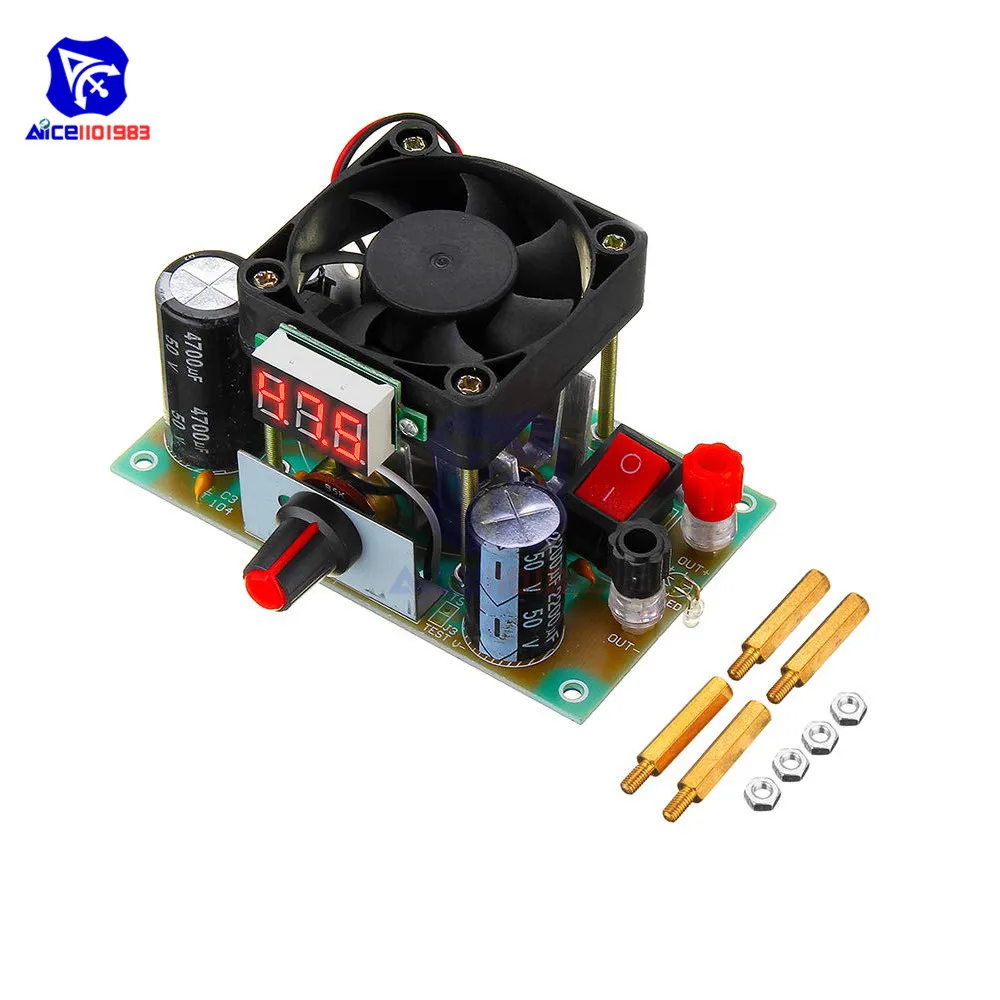 Diymore без пайки LM338K переменный ток 1 25 В/постоянный 3 35 В до 2 30 в А Шаг вниз Φ DIY Набор