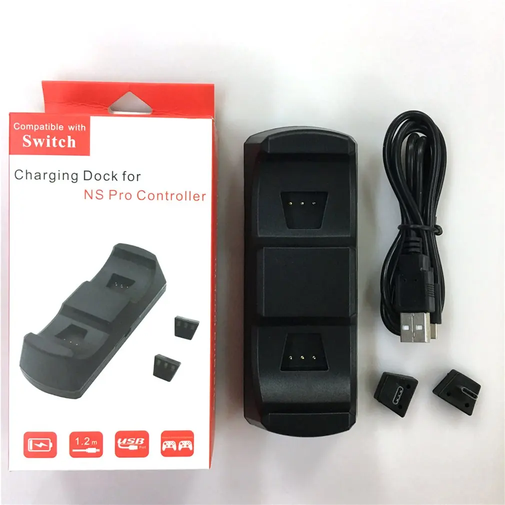 Charging Dock Charger Stand for NS Nintendo Switch Pro Plug Play Easy Operate Controller Game Handle Charging Base