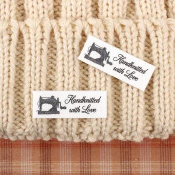 

112pcs Iron On Labels, Clothing Labels Made, Brand, iron on, Logo or Text, Sewing machine Tags, Handmade Labels (TB4267)