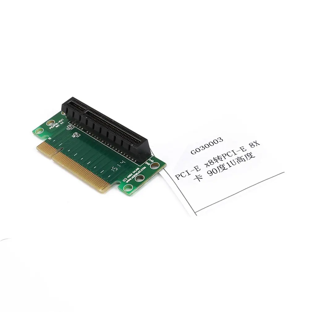 PCI-Express 8x Riser Card 90 градусов прямоугольный адаптер карта 1U высота КОМПЬЮТЕРНЫЙ СЕРВЕР PCIe Socket Adapter