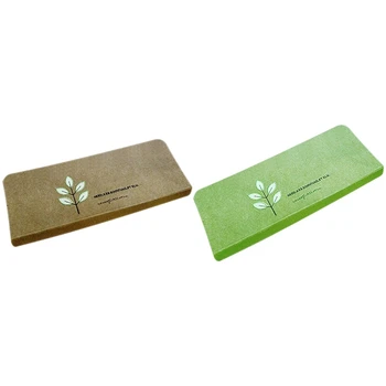 

2Pcs Luminous Mat Non-Slip Step Mats Embroidery Stair Mats Self-Adhesive Luminous Floor Stickers - Fruit Green & Brown
