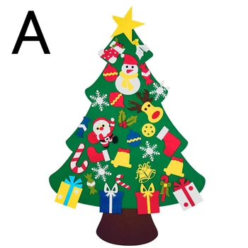 

Christmas Decoration Children's Handmade Puzzle Diy Three-Dimensional Felt Cloth Christmas Tree Wall Decoration