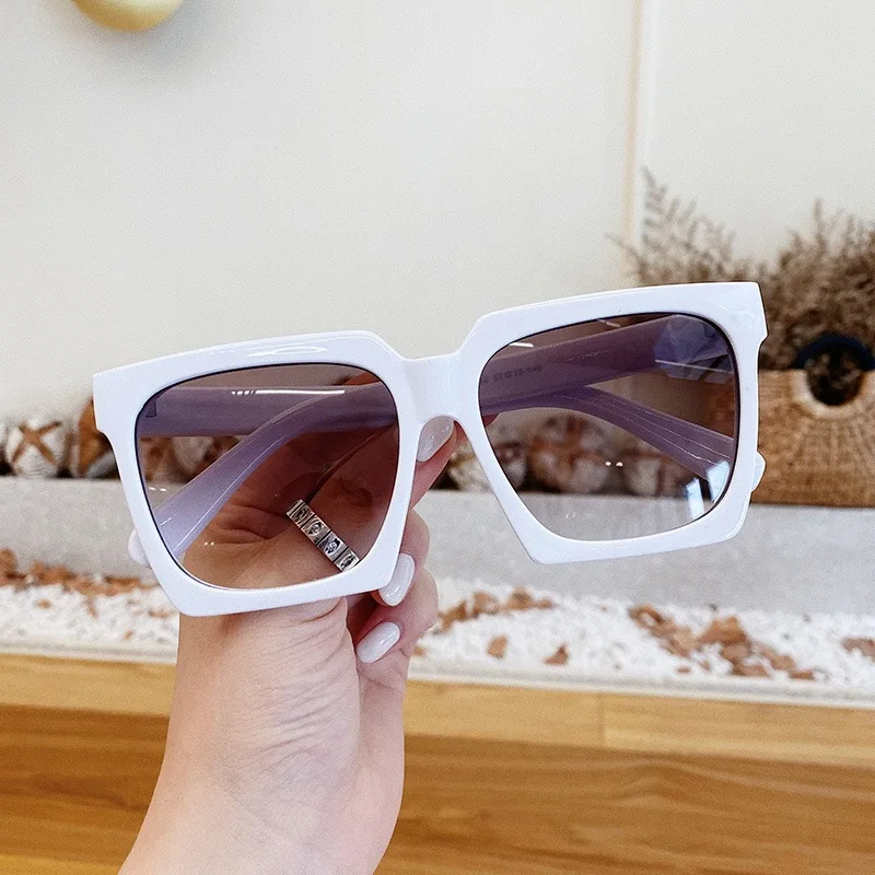 Sunglasses Frames White Sunglasses 2020 Trendy Square Sunglasses