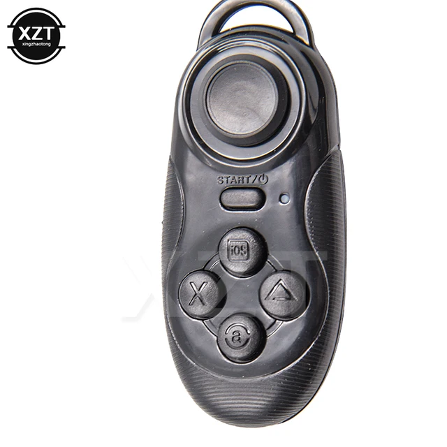  Wireless Remote Control, Mini Wireless Bluetooth Remote Gamepad  Console Handle Game Controller Joystick Selfie Timer Remote Controller :  Videojuegos