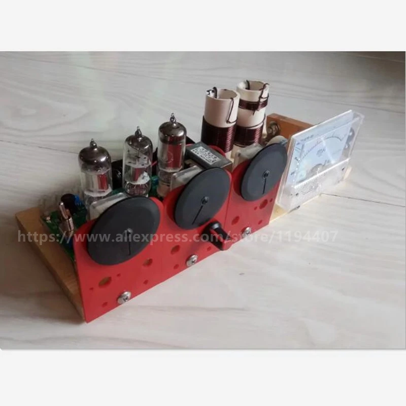 

Electronic tube three lamp QRP station electronic tube radio transceiver 7.023 7.050 transceiver kits dual purpose