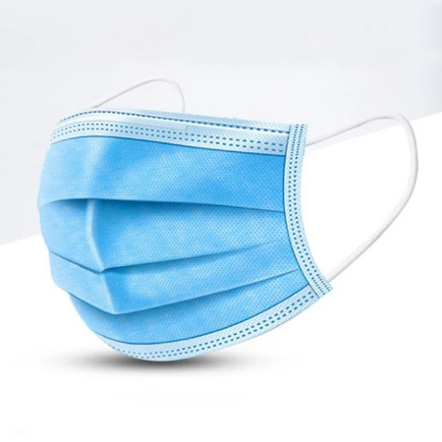 US $8.91  50Pcs Antivirus Disposable Mask Virus 3 Layer Ply Filter Mouth Face Mask Dust Meltblown Mouth Masks