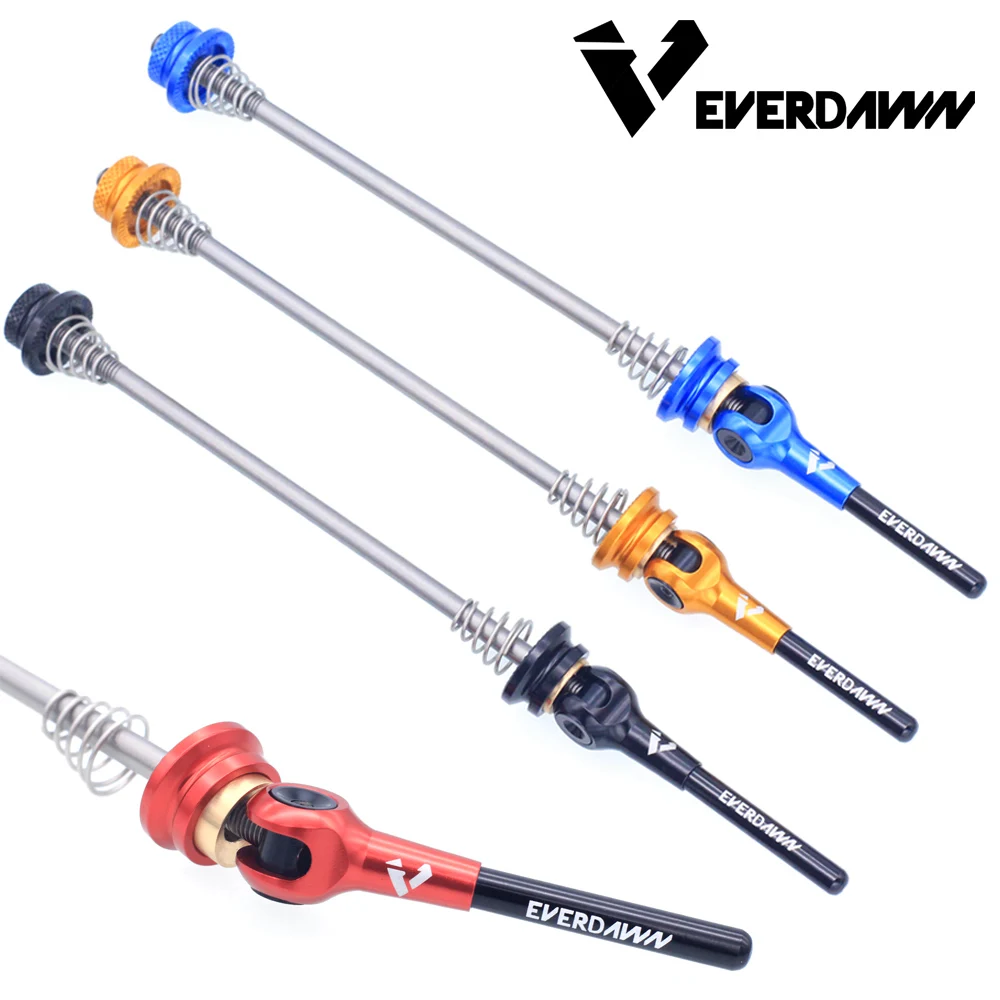 EVERDAWN Mtb велосипед Quick Release титановый велосипедный велосипедные шпильки
